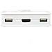 62612I, USB, USB, HDMI, 1920 x 1080 Pixels, Nero, Bianco - Foto miniatura 2